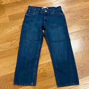33/28 (Husky 14) Levi 505 Regular Bootcut jeans